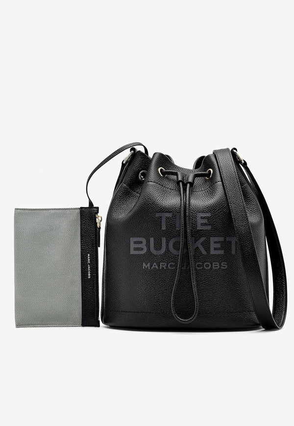 Marc Jacobs Large Grained Leather Bucket Bag Black 2R4HSH037H02-001_BLACK