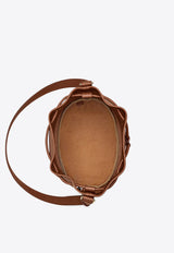 Marc Jacobs Large Grained Leather Bucket Bag Brown 2R4HSH037H02-212_BROWN