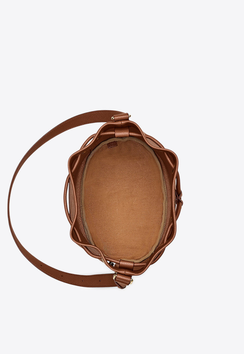 Marc Jacobs Large Grained Leather Bucket Bag Brown 2R4HSH037H02-212_BROWN