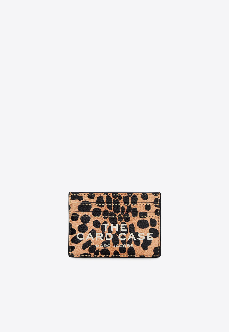 Marc Jacobs Cheetah Pebbled Leather Cardholder Beige 2R4SMP002S02-002_ANIMAL PRI