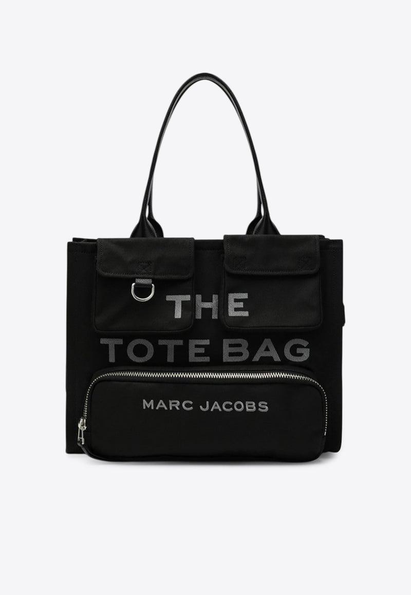 Marc Jacobs Large Cargo Canvas Tote Bag Black 2S4HTT005H03CO/R_MARC-001