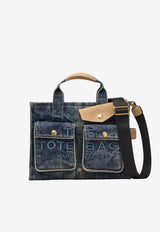 Marc Jacobs Medium Denim Suede Cargo Tote Bag Denim 2S6HTT006H02_BLUE