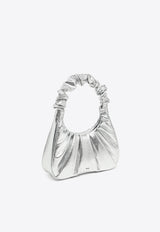 JW PEI Gabbi Metallic Leather Hobo Bag Metallic 2T03-30EL/O_JWPEI-SI