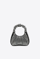 JW PEI Gabbi Crystal-Embellished Hobo Bag Black 2T34-1EL/O_JWPEI-BLK