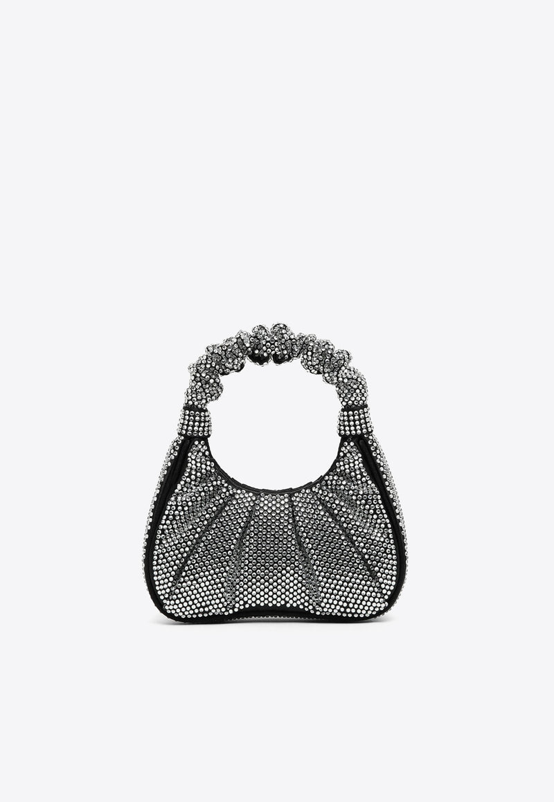 JW PEI Gabbi Crystal-Embellished Hobo Bag Black 2T34-1EL/O_JWPEI-BLK