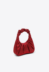 JW PEI Gabbi Crystal-Embellished Hobo Bag Red 2T34-4EL/O_JWPEI-RE
