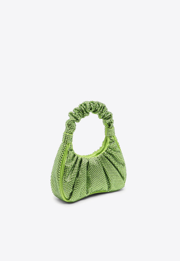 JW PEI Gabbi Crystal-Embellished Hobo Bag Green 2T34-7EL/O_JWPEI-GR