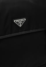 Prada Re-Nylon and Saffiano Messenger Bag Black 2VD052KOH2DMG/Q_PRADA-F0002