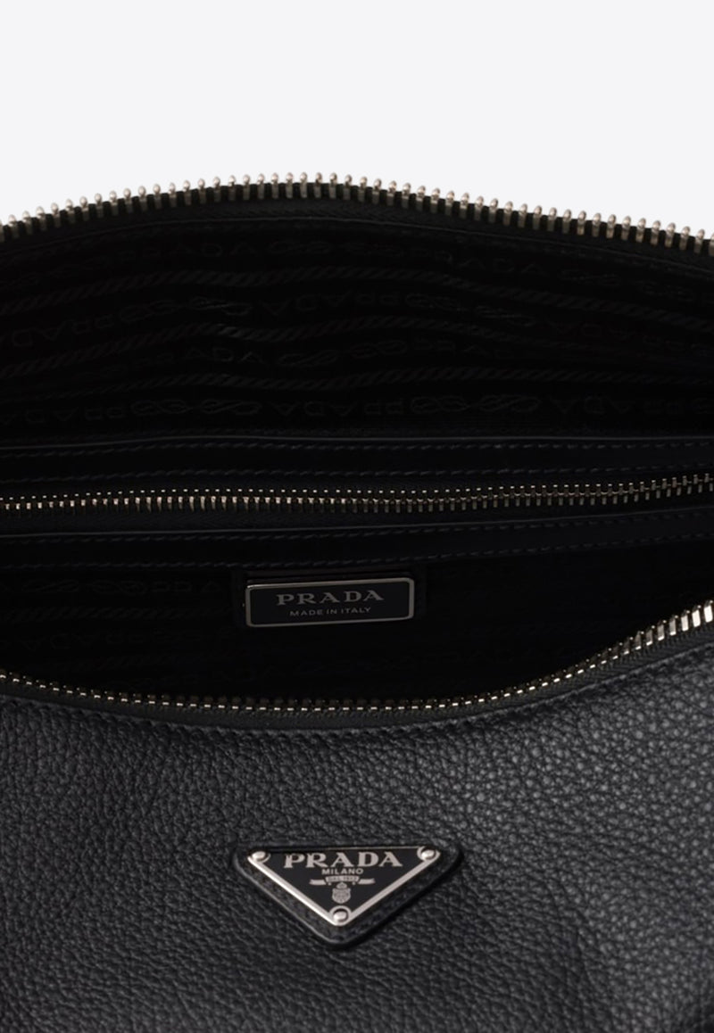 Prada Saffiano Leather Messenger Bag Black 2VH182NOO2BBE/Q_PRADA-F0002