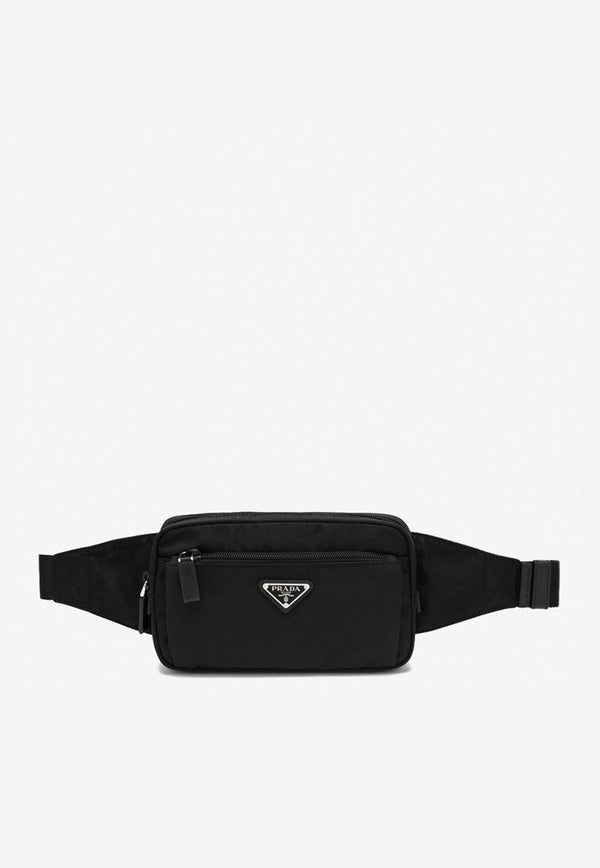 Prada Triangle Logo Belt Bag Black 2VL977WOO2DMG/Q_PRADA-F0002