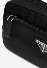 Prada Triangle Logo Belt Bag Black 2VL977WOO2DMG/Q_PRADA-F0002