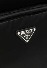 Prada Triangle Logo Re-Nylon Backpack Black 2VZ104OOO2DMG/Q_PRADA-F0002