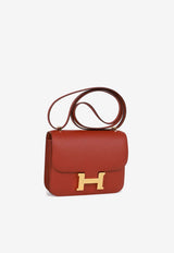 Constance 18 in Rouge Venitien Epsom with Gold Hardware