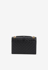 Medium Envelope Quilted Leather Shoulder Bag