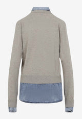 Multi-Layered Wool Sweater