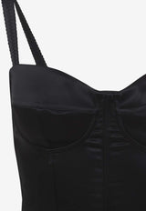 Bustier Panelled Mini Dress