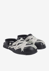 Megalace Granola Leather Mules