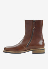 Camion Leather Ankle Boots