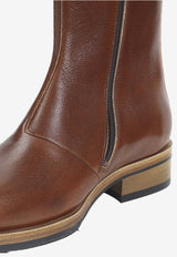 Camion Leather Ankle Boots