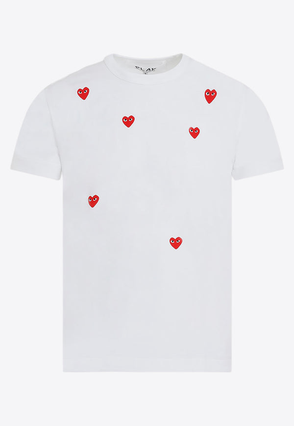 Heart-Logo Crewneck T-shirt