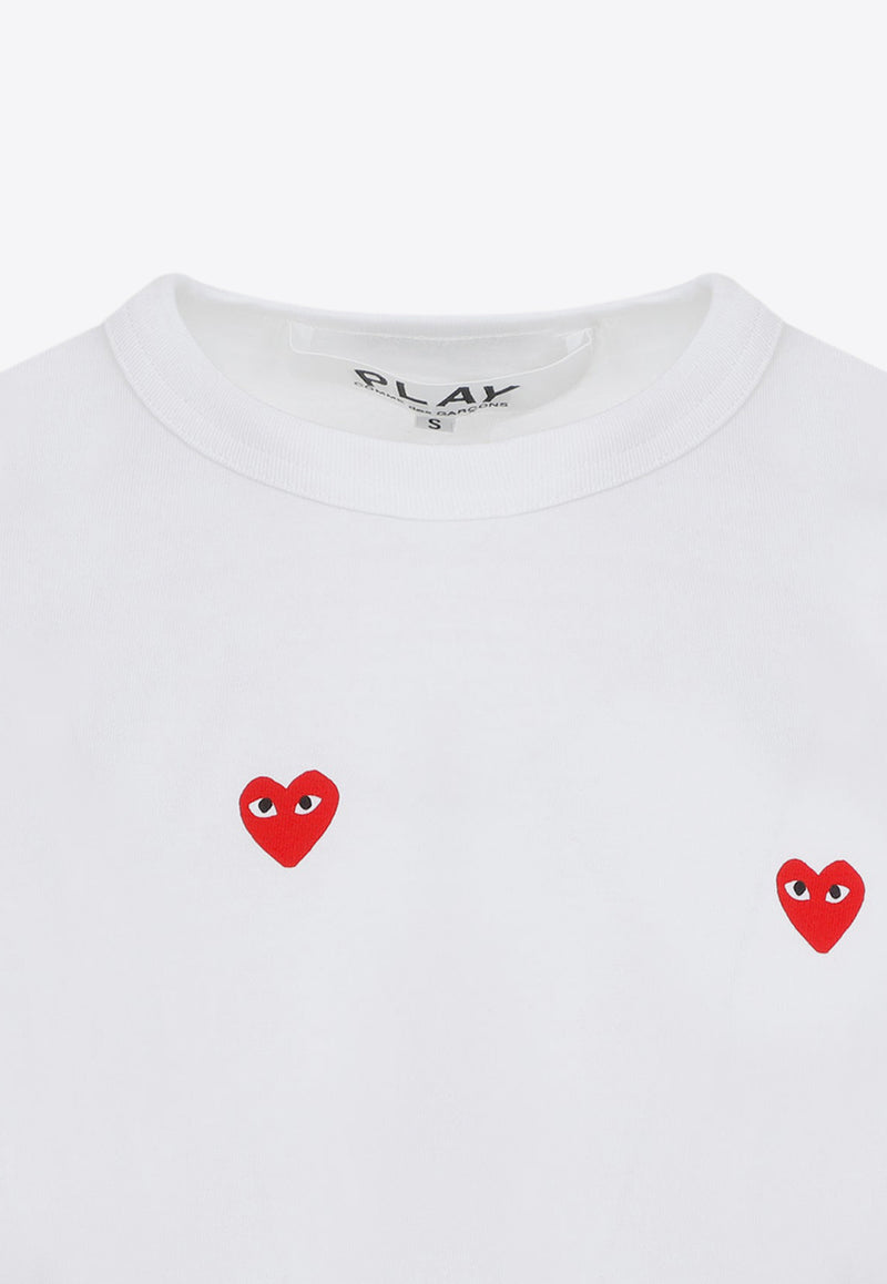Heart-Logo Crewneck T-shirt