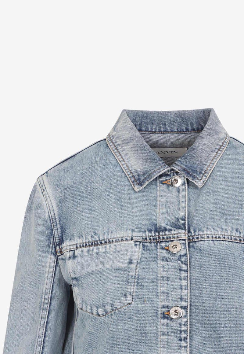 جاكيت دنيم قصير