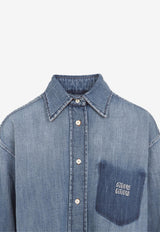 Logo Denim Shirt