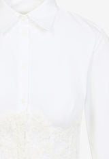 Fitted-Waist Long-Sleeved Shirt