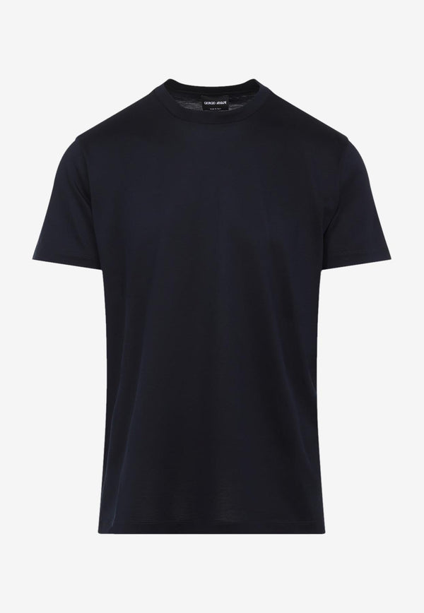 Short-Sleeved Silk T-shirt