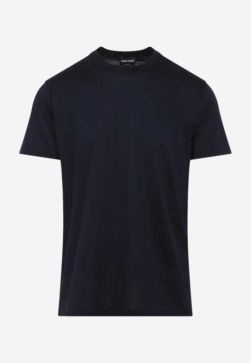 Short-Sleeved Silk T-shirt