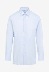 Long-Sleeved Button-Up Shirt