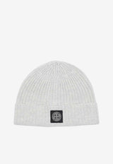 Logo-Patch Wool Beanie