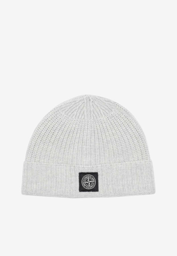 Logo-Patch Wool Beanie