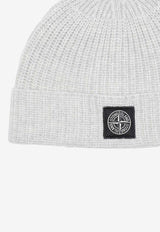 Logo-Patch Wool Beanie