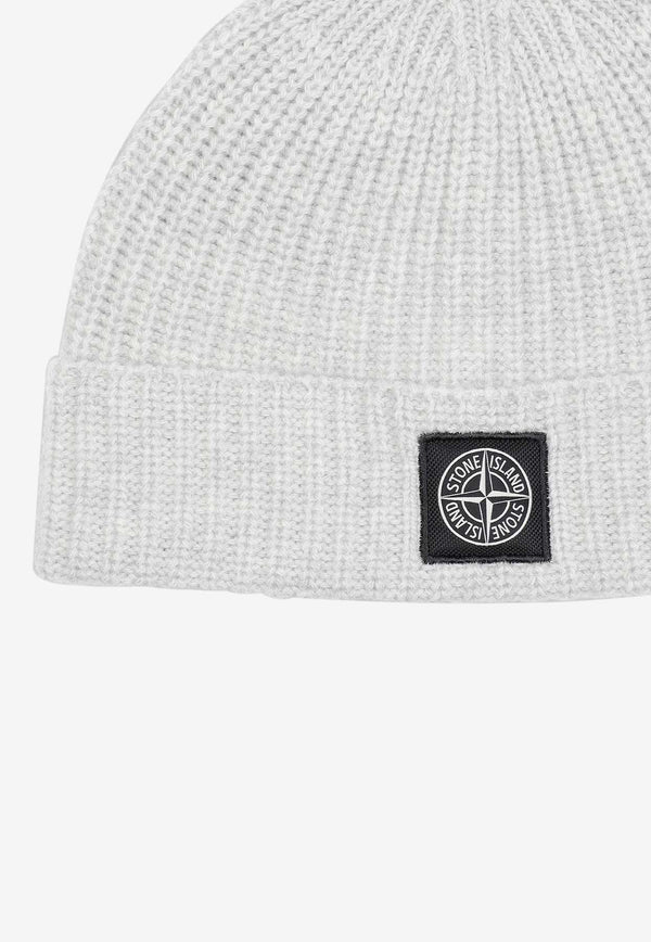 Logo-Patch Wool Beanie