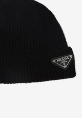 Triangle Logo Cashmere Beanie