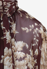 Floral Silk Blouse