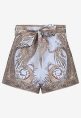Hypnotic Flat Front Mini Shorts