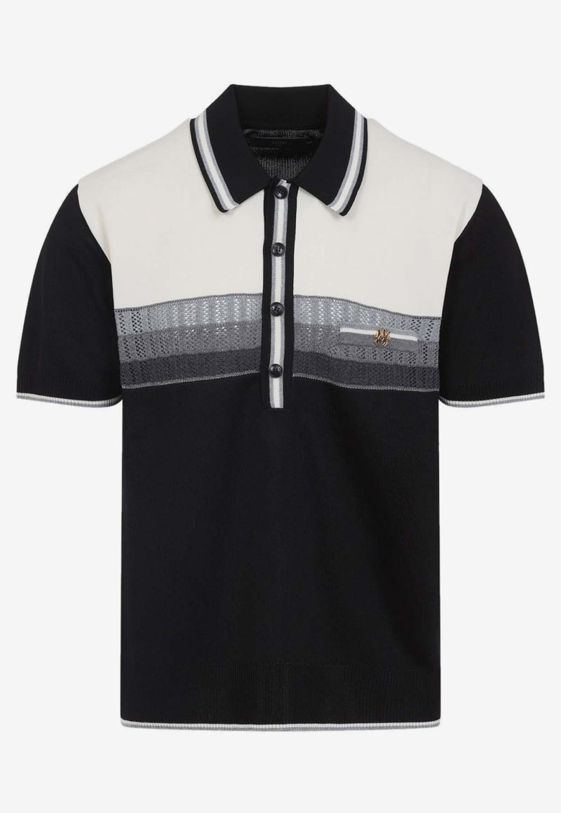 MA Striped Polo T-shirt