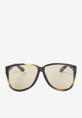 Ombre Aviator Sunglasses