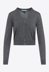 V-neck Wool Cardigan