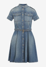 Mini Denim Dress