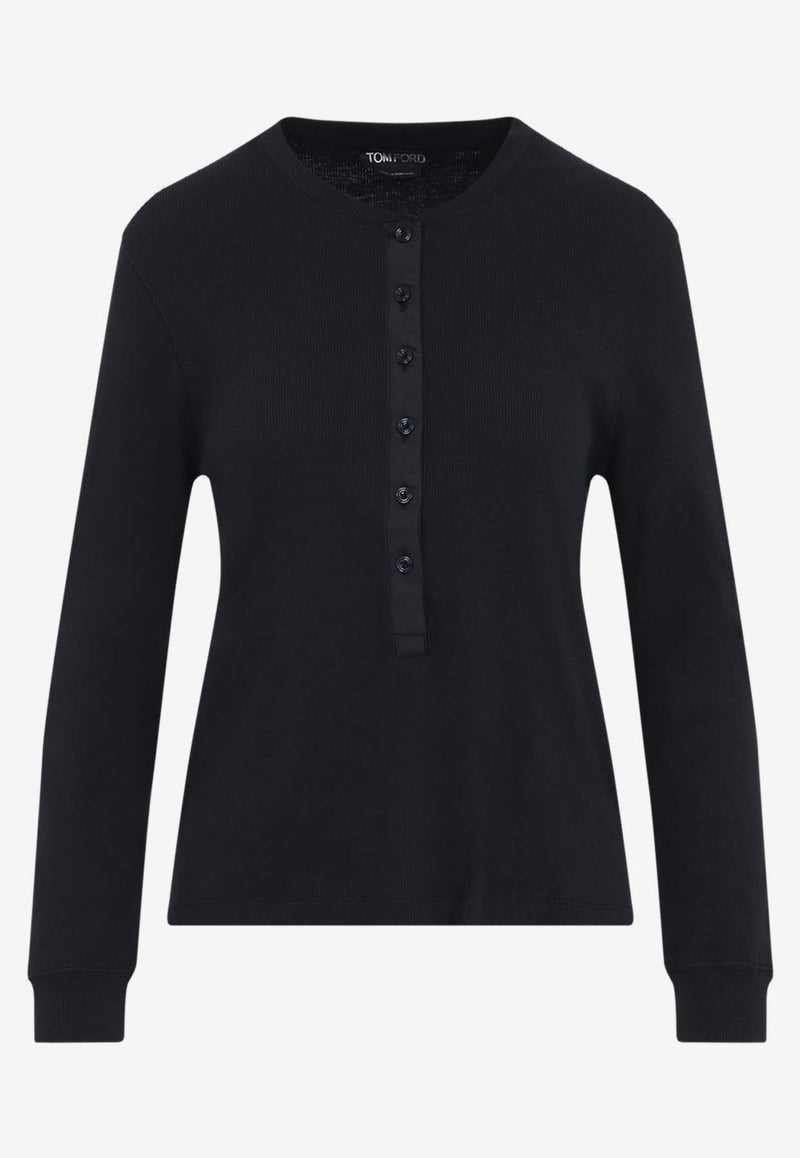 Henley Long-Sleeved T-shirt