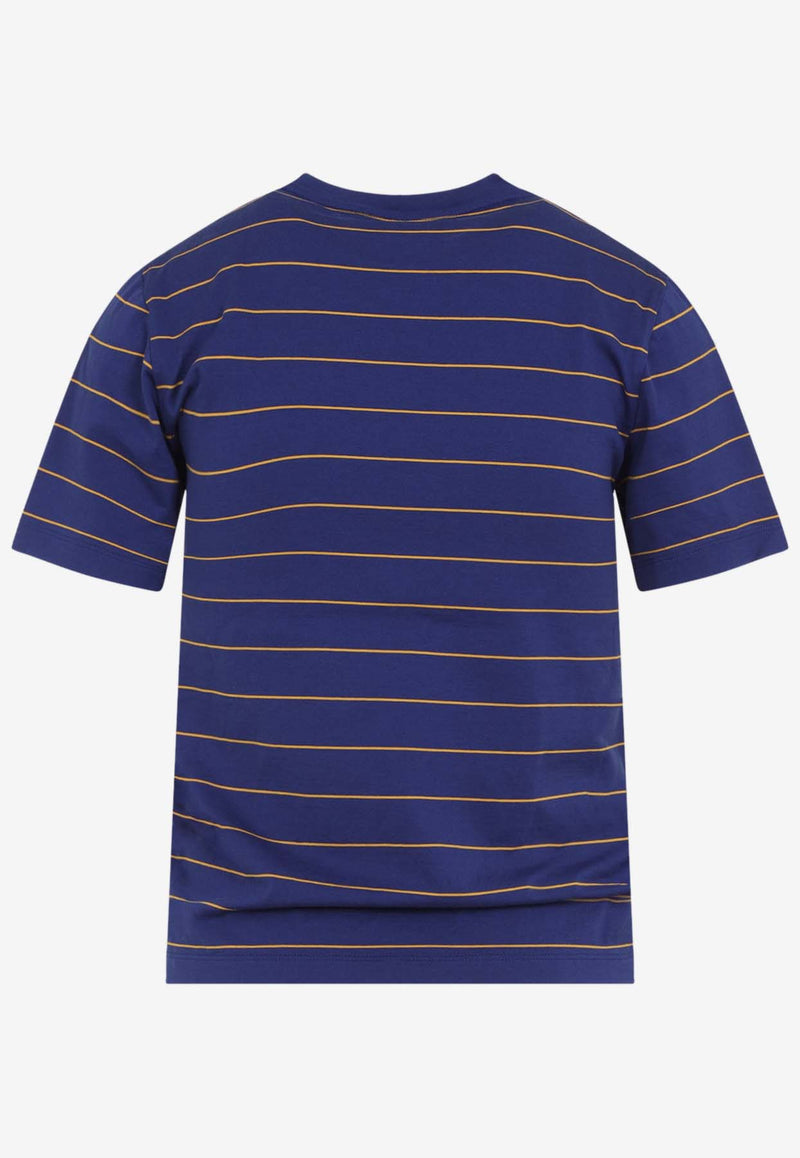 Logo Striped Short-Sleeved T-shirt