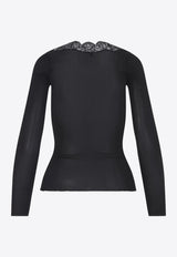 Silk Buttoned Cardigan