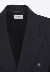 Double-Breasted Wool Blazer