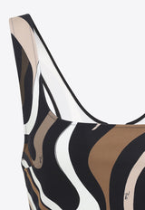 Marmo Print Mini Dress