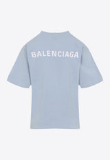 Crewneck T-shirt with Logo-Print