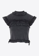 Ruffled Cropped Top