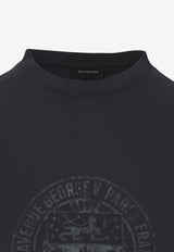 Printed Logo Faded T-shirt